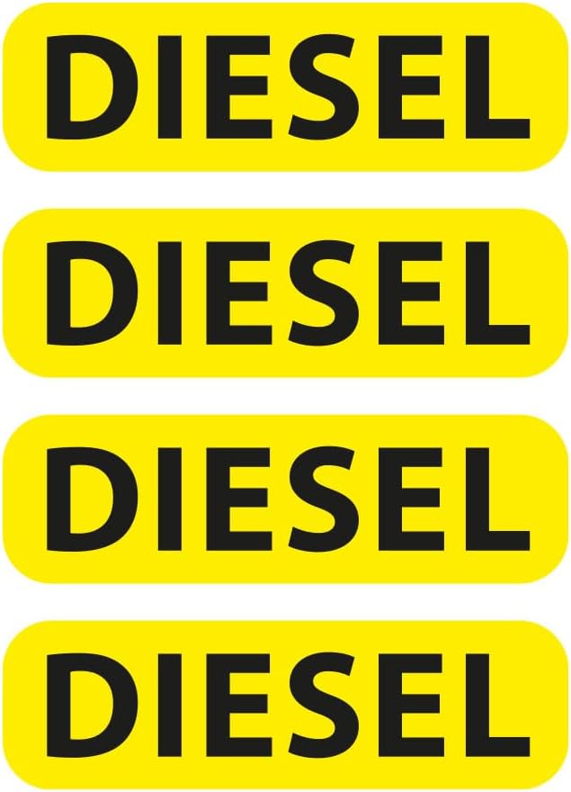 Heavy Equipment Stickers - Juego de pegatinas de 4 Uds.,