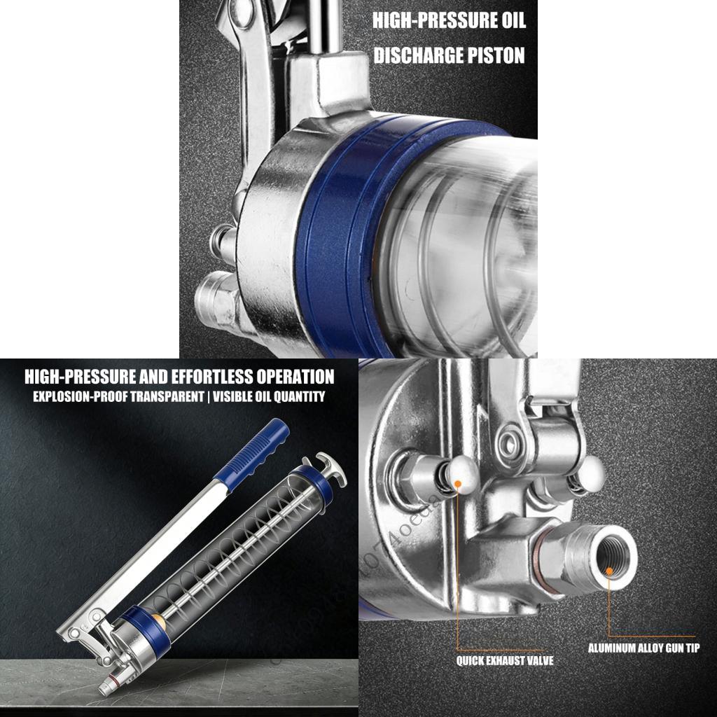 Grease For Heavy Equipment - Bomba grasa Manual tubo grasa transparente,