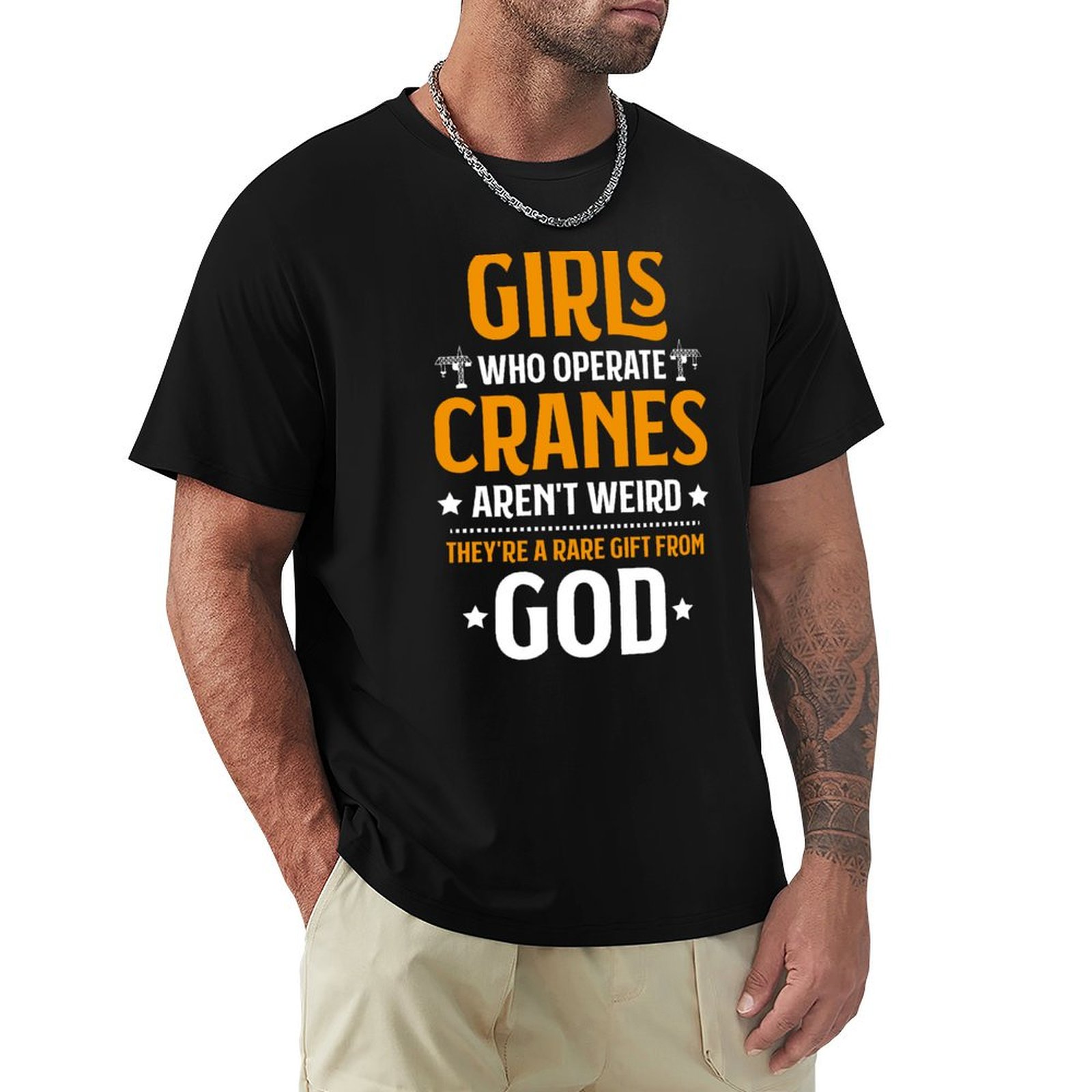 Camiseta para operador de grúa - Heavy Equipment Driver reseña y precio