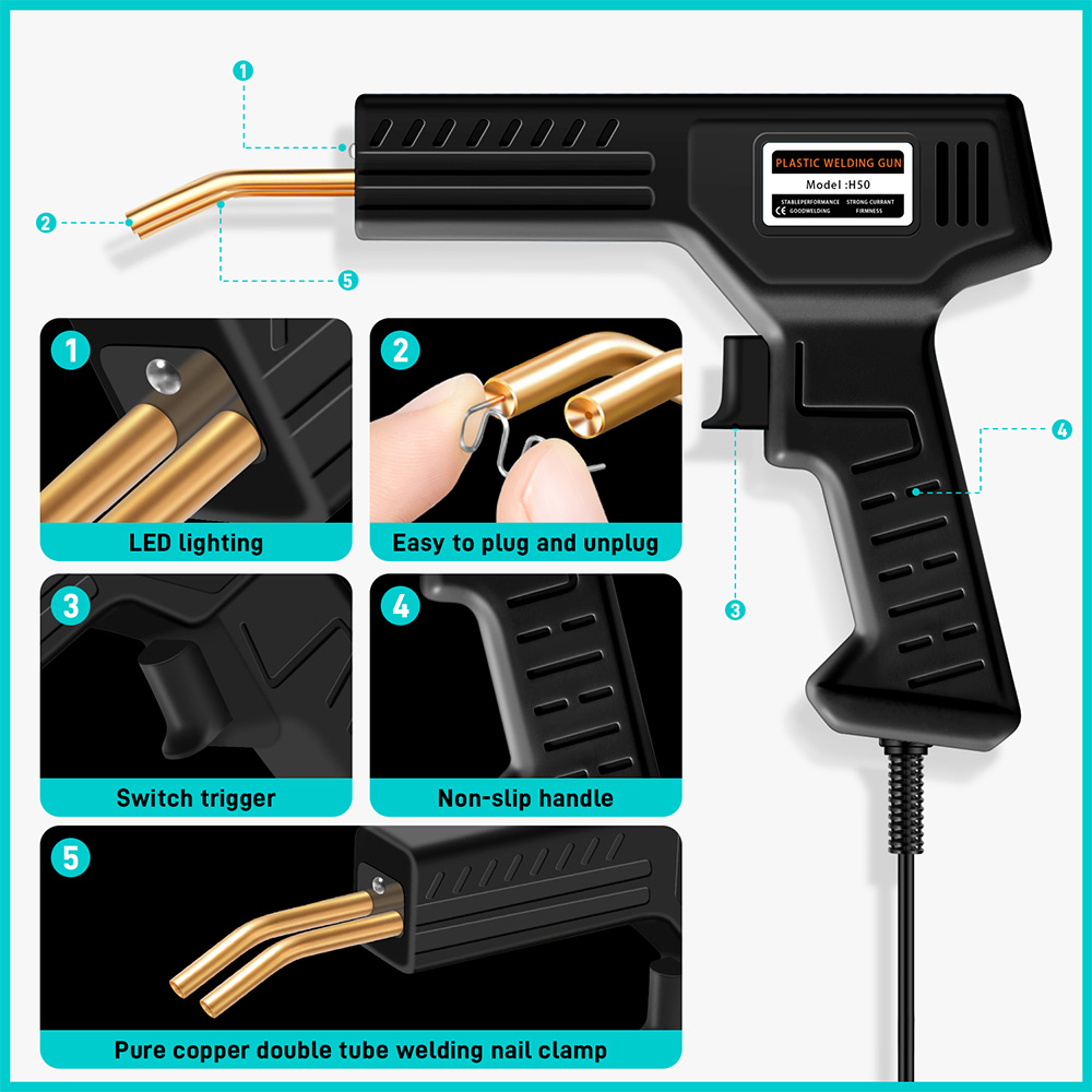 Kit de soldador de plástico de - Portable Welding Generator reseña y precio