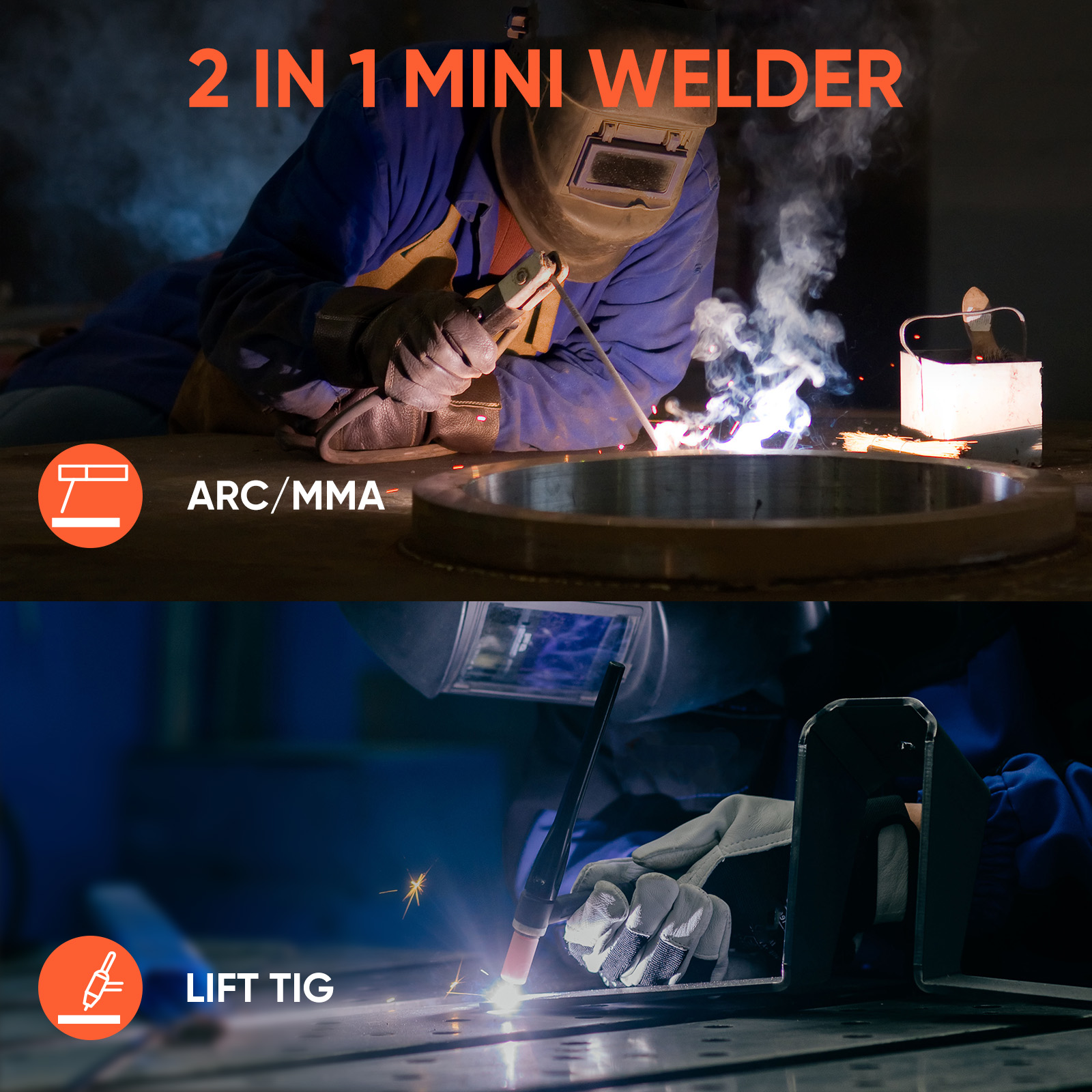 HITBOX ARC200S 110V Mini Solda - Portable Welding Generator reseña y precio