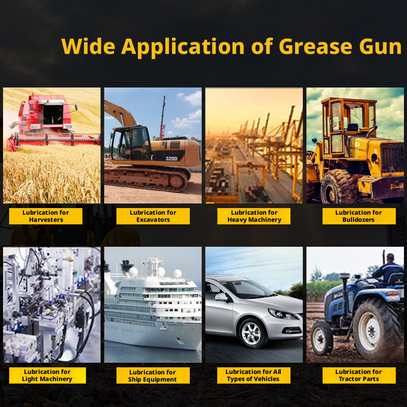 Pistola de Engrase Neumática d - Grease For Heavy Equipment reseña y precio