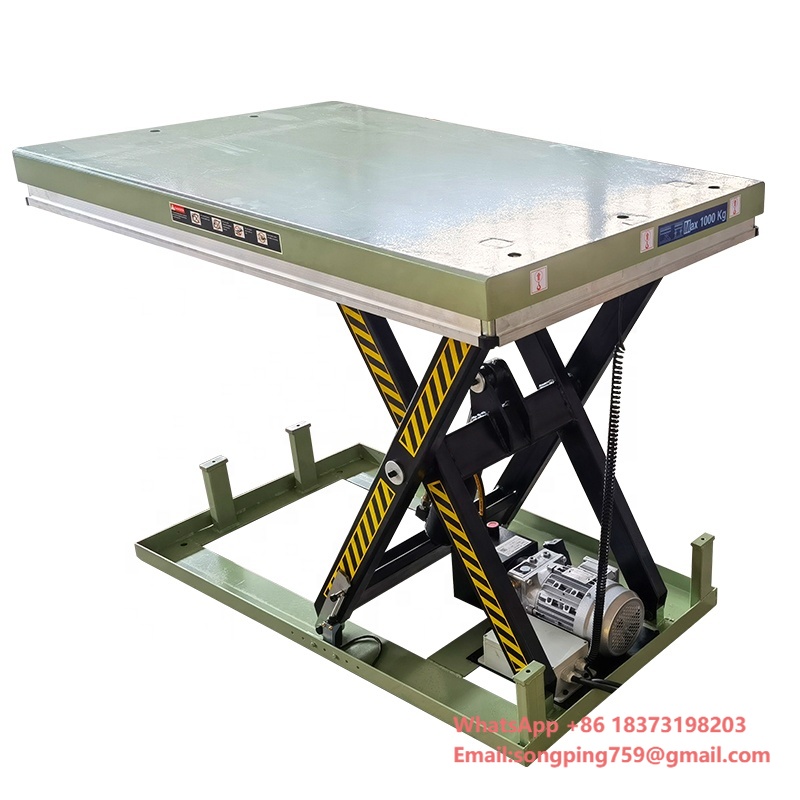 Plataforma Elevadora de Tijera - Scissor Lift Table Hydraulic reseña y precio